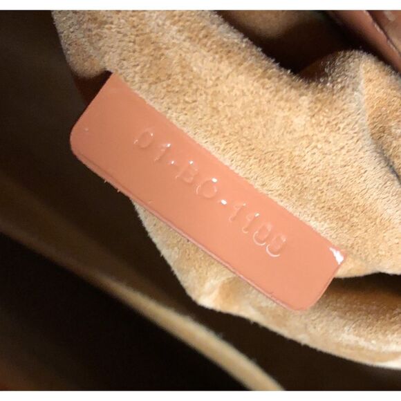 Christian Dior Lady Dior Bag Cannage Quilt Patent Medium Orange - Picture 9 of 9